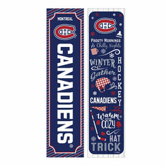Montreal Canadiens 46" Double Sided Leaner, Winter Seasonal - NHL Home