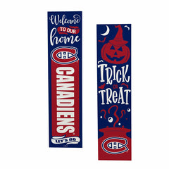 Montreal Canadiens 47" Double Sided Leaner, Halloween - NHL Home