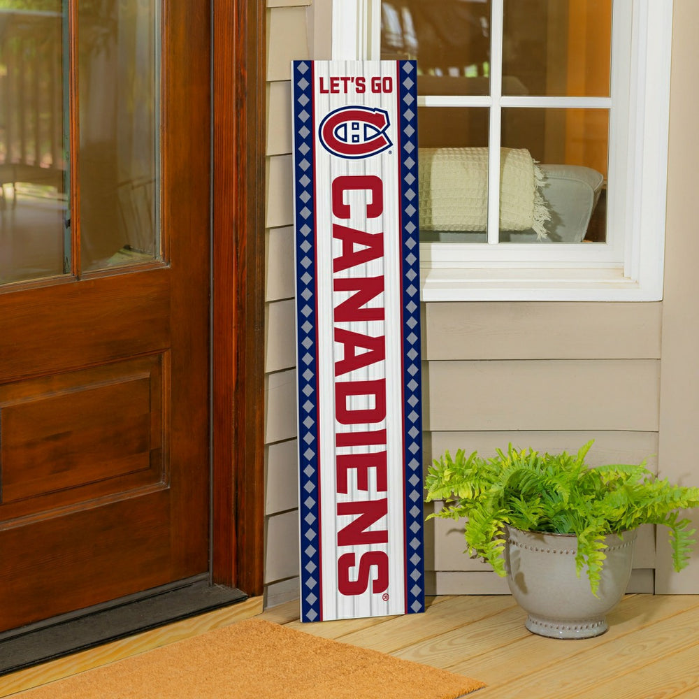 Montreal Canadiens 47" Double Sided Leaner, Christmas - NHL Home