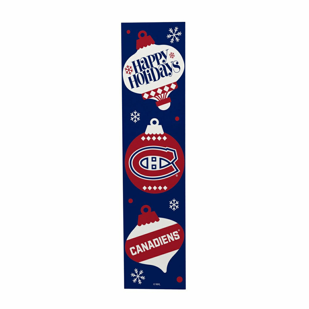 Montreal Canadiens 47" Double Sided Leaner, Christmas - NHL Home