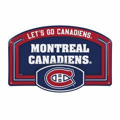 Montreal Canadiens USA Embossed Steel Wall Sign, 11" x 17" - NHL Home
