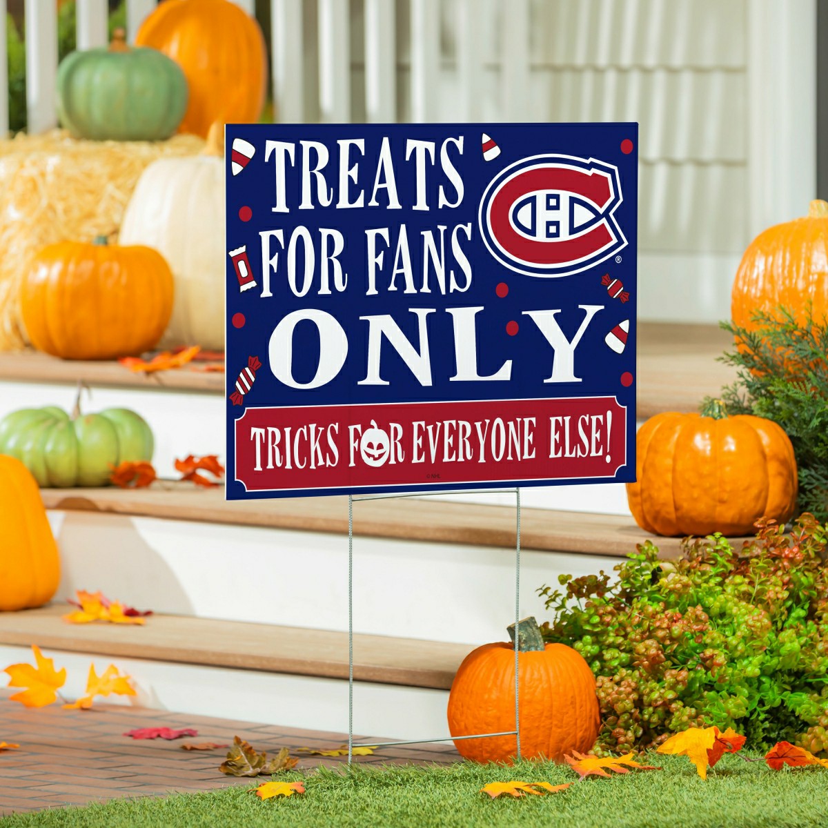 Montreal Canadiens Yard Sign, Halloween Treats for Fans - NHL Home
