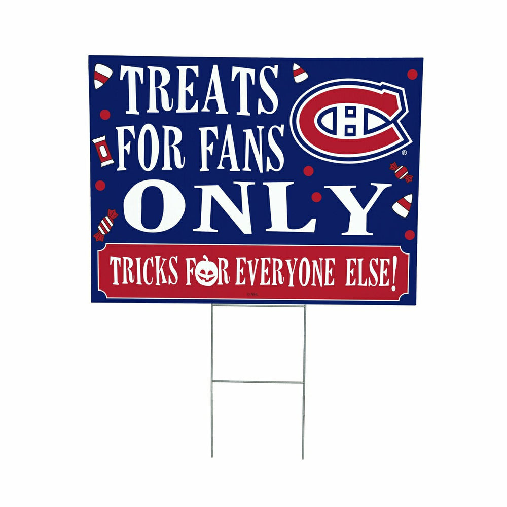 Montreal Canadiens Yard Sign, Halloween Treats for Fans - NHL Home