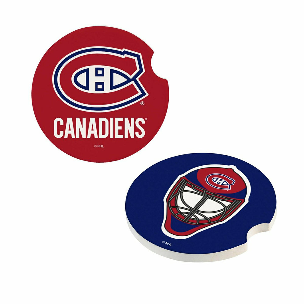 Montreal Canadiens Car Coaster Set, 2pc - NHL Home