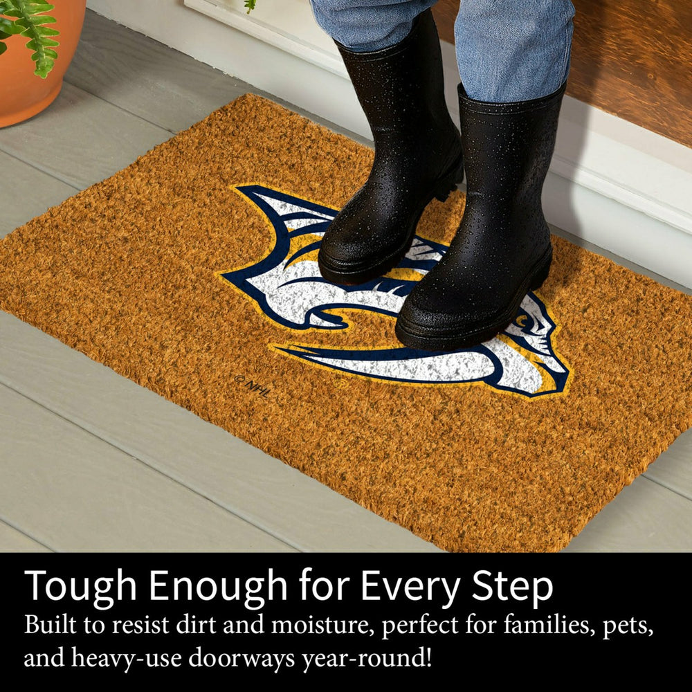Coir Mat, 16"x28", Nashville Predators - NHL