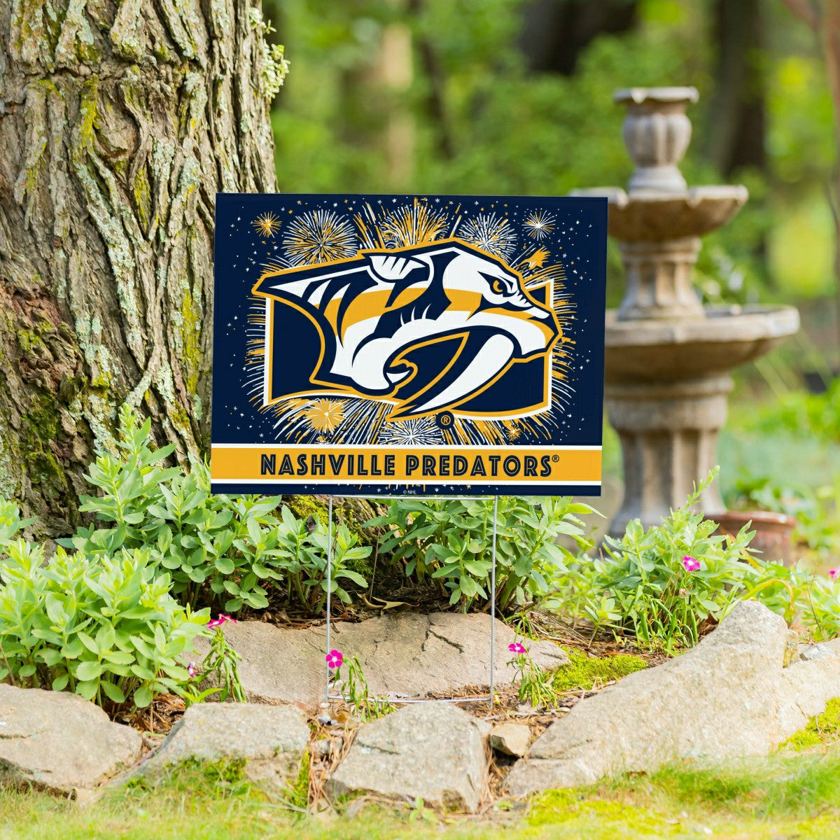 Nashville Predators Yard Sign, Patriotic - NHL Home