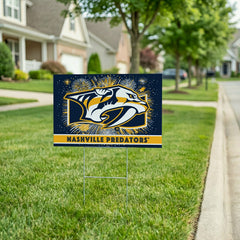 Nashville Predators Yard Sign, Patriotic - NHL Home