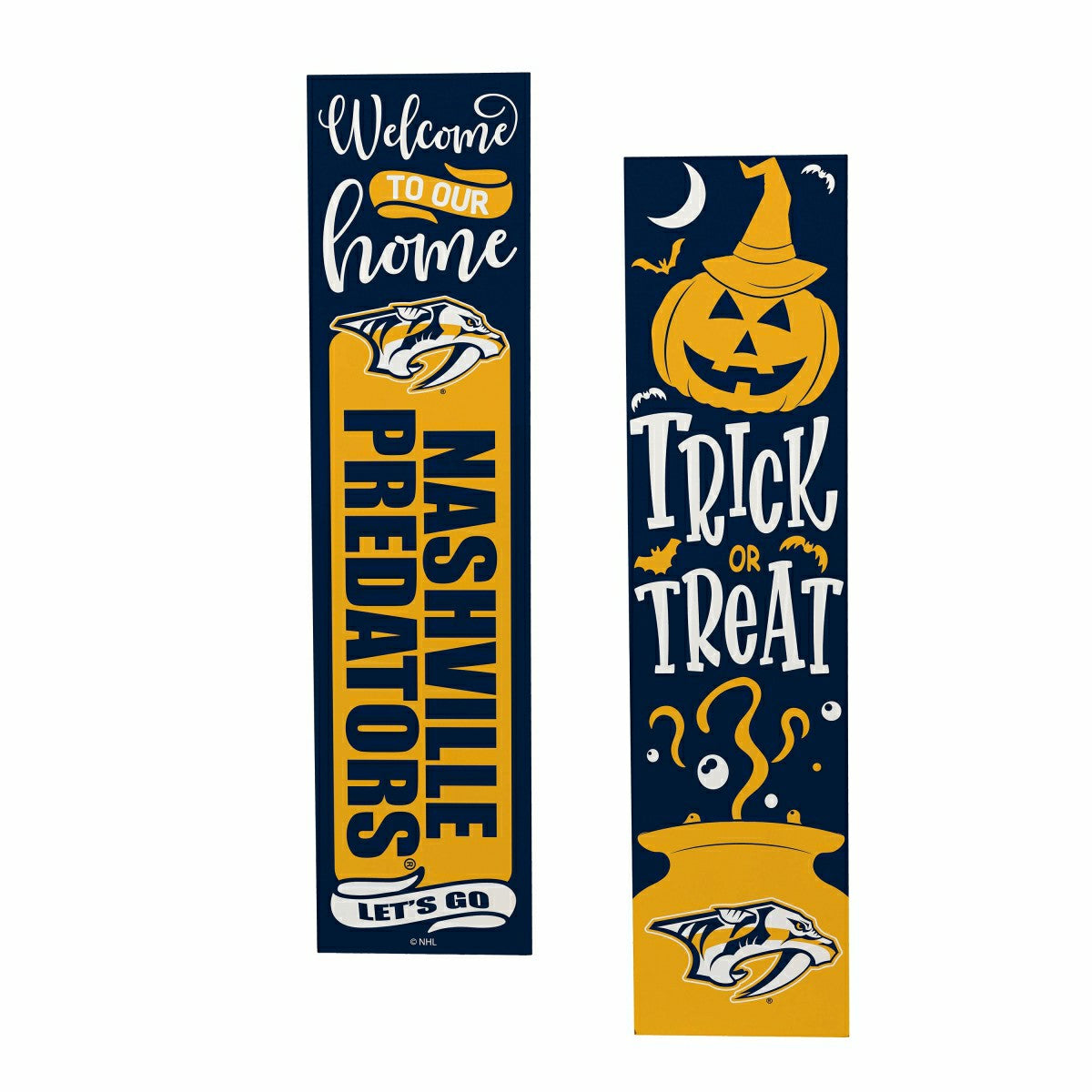 Nashville Predators 47" Double Sided Leaner, Halloween - NHL Home
