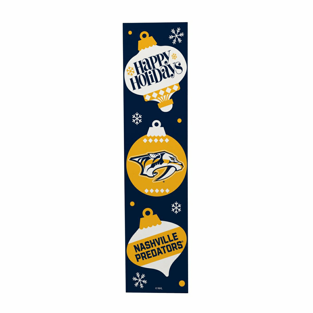 Nashville Predators 47" Double Sided Leaner, Christmas - NHL Home