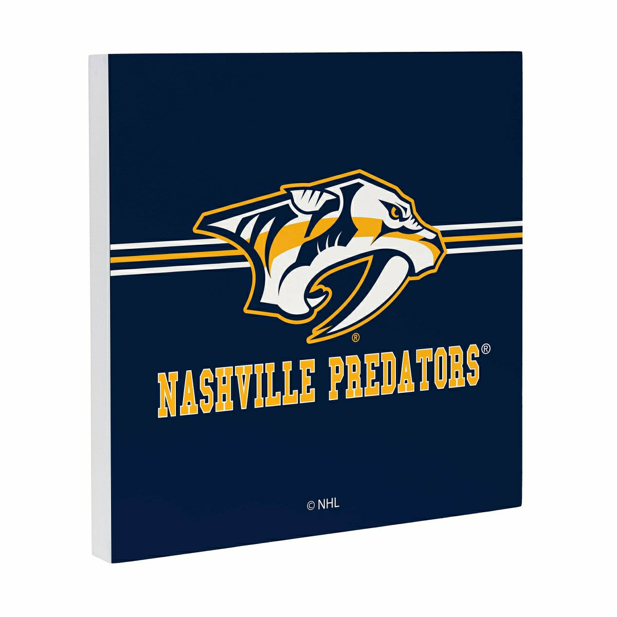 Nashville Predators Wood Wall Sign, 12x12 - NHL Home