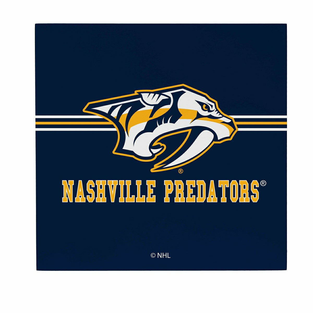 Nashville Predators Wood Wall Sign, 12x12 - NHL Home