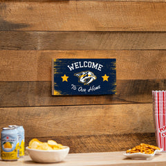 Nashville Predators Wood Wall Sign, 6x11 - NHL Home