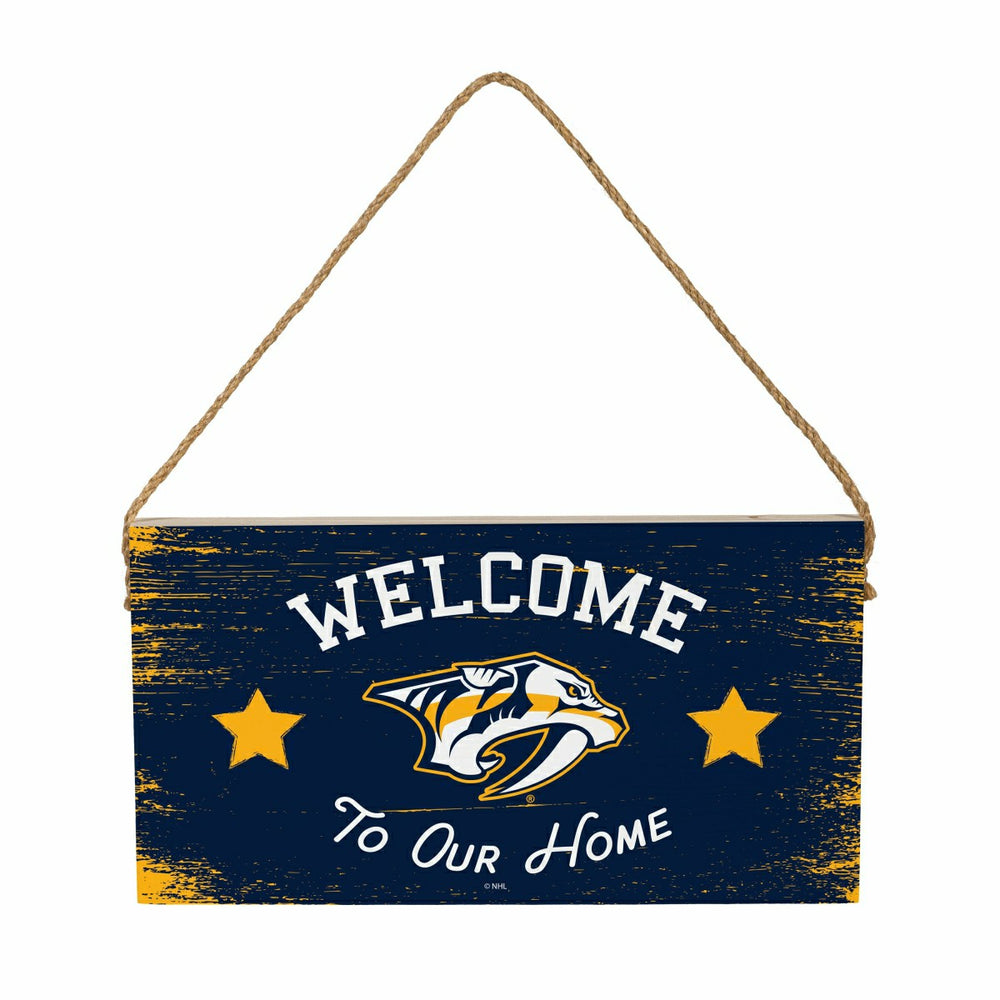 Nashville Predators Wood Wall Sign, 6x11 - NHL Home