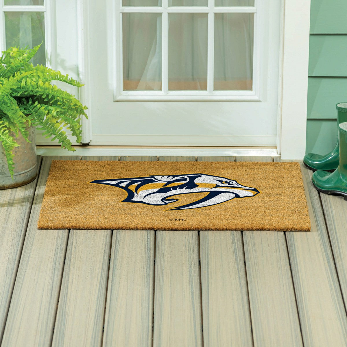 Nashville Predators Large Full Color Coir Mat, 36"x24" - NHL