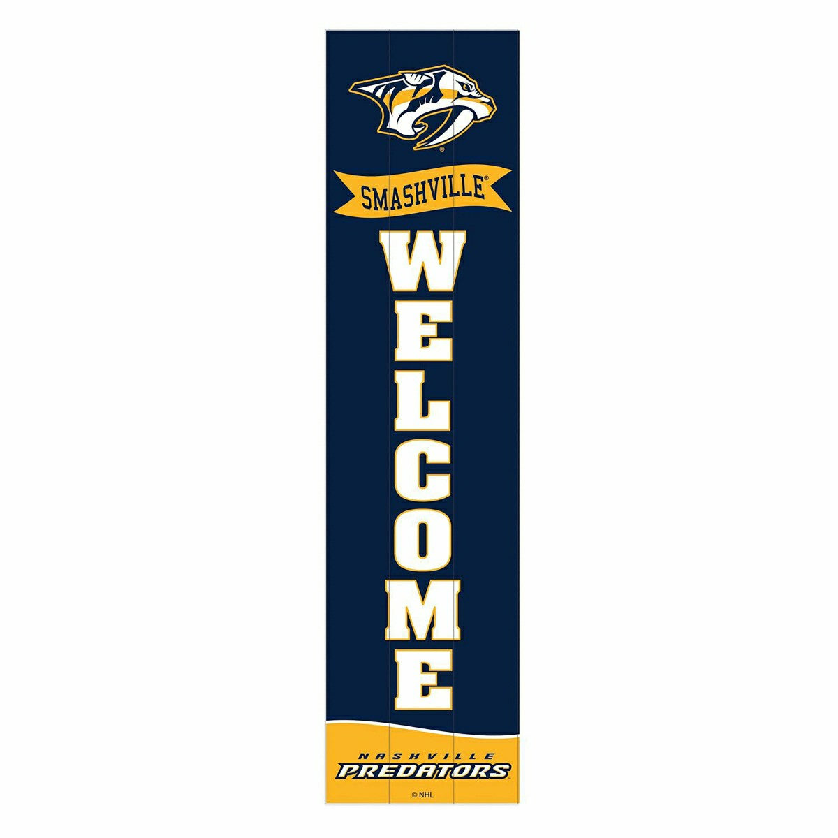 Nashville Predators Large Single Sided Leaner, 46" - NHL Home