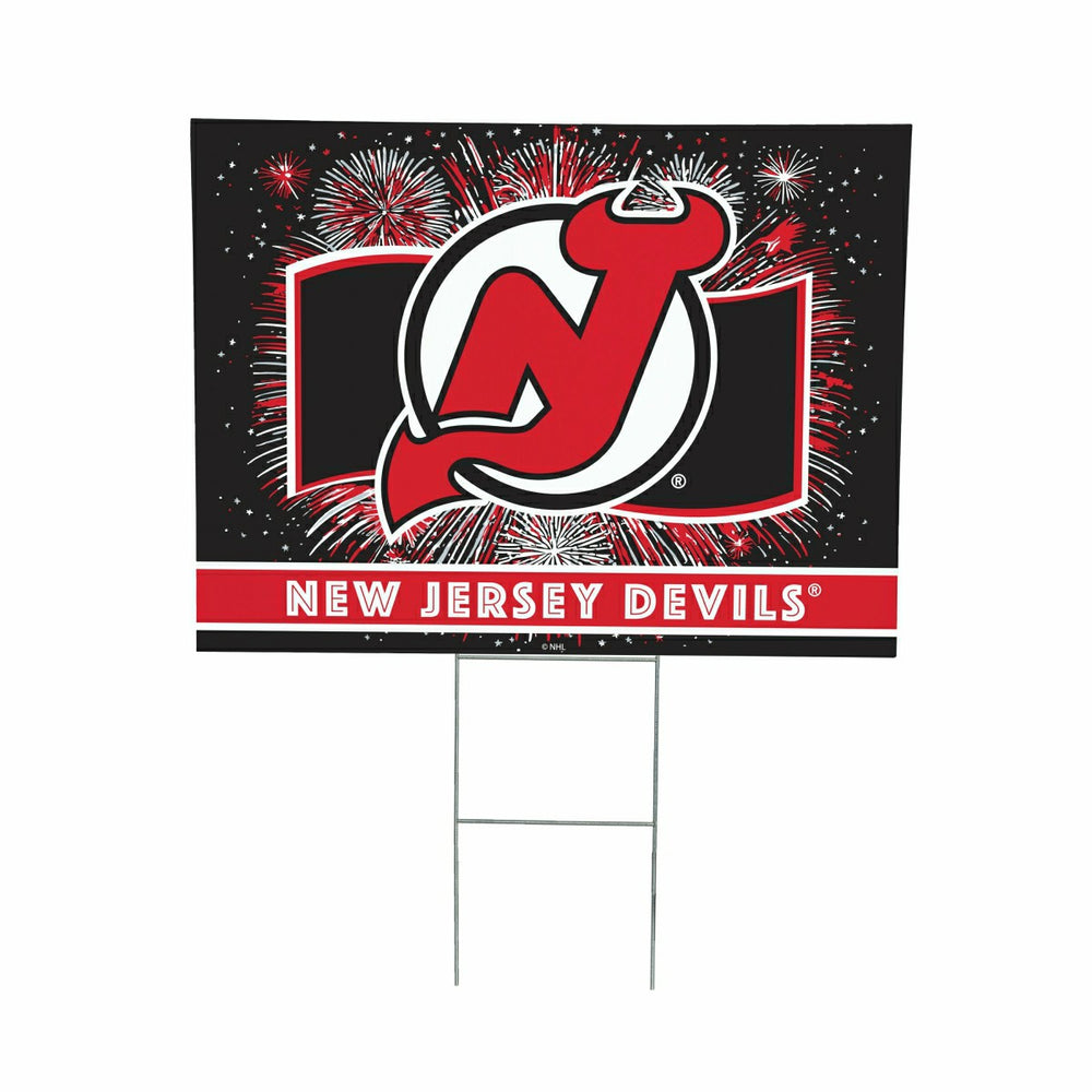 New Jersey Devils Yard Sign, Patriotic - NHL Home