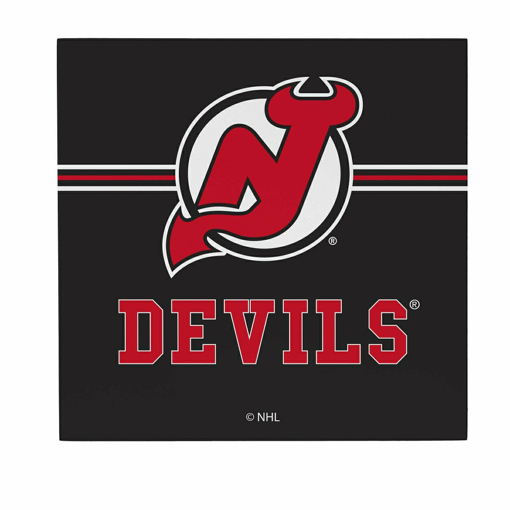 New Jersey Devils Wood Wall Sign, 12x12 - NHL Home