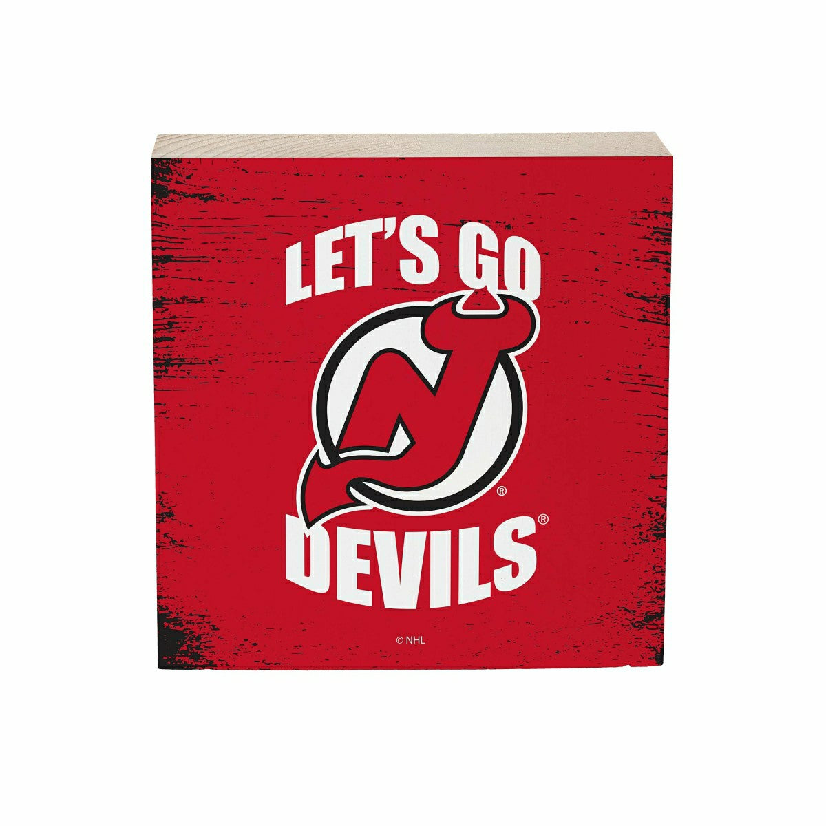 New Jersey Devils Plock, Down Home Fans, 6x6 - NHL Home