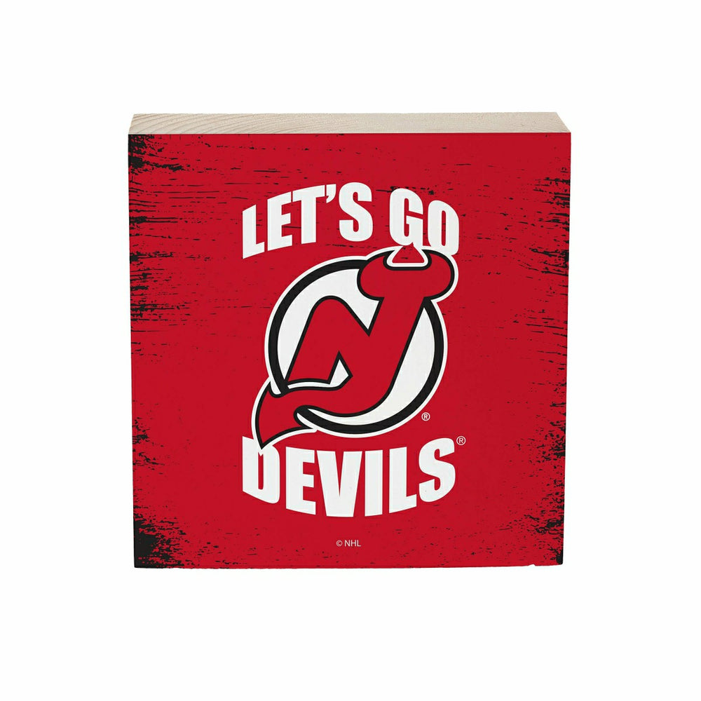New Jersey Devils Plock, Down Home Fans, 6x6 - NHL Home