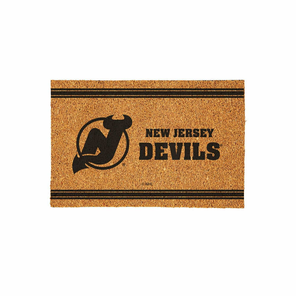 New Jersey Devils Large One Color Coir Mat, 36"x24" - NHL