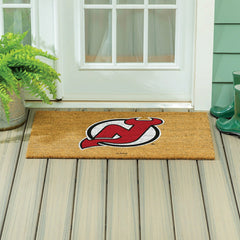 New Jersey Devils Large Full Color Coir Mat, 36"x24" - NHL