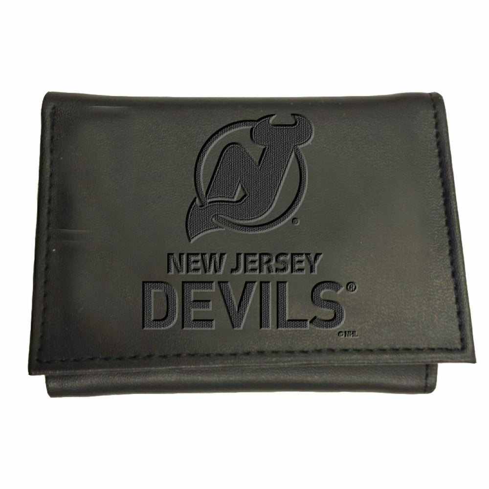 New Jersey Devils, Tri-Fold Wallet, Black - NHL Home
