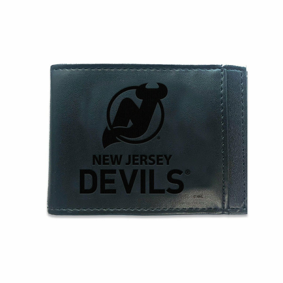 Front Pocket Wallet w/ RFID Blocking, New Jersey Devils, Black - NHL Home