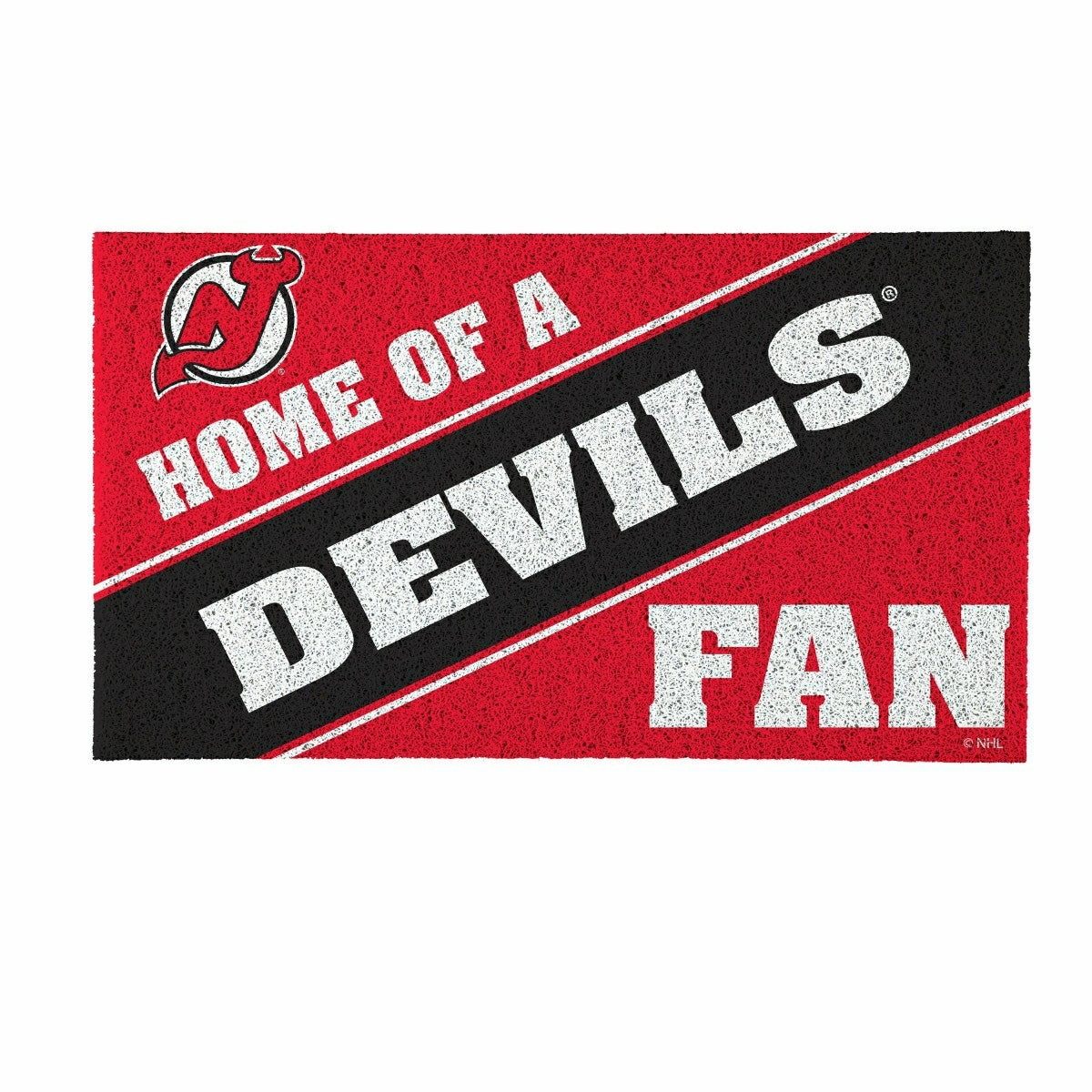 New Jersey Devils, PVC Mat COLOR, Home of a Fan - NHL