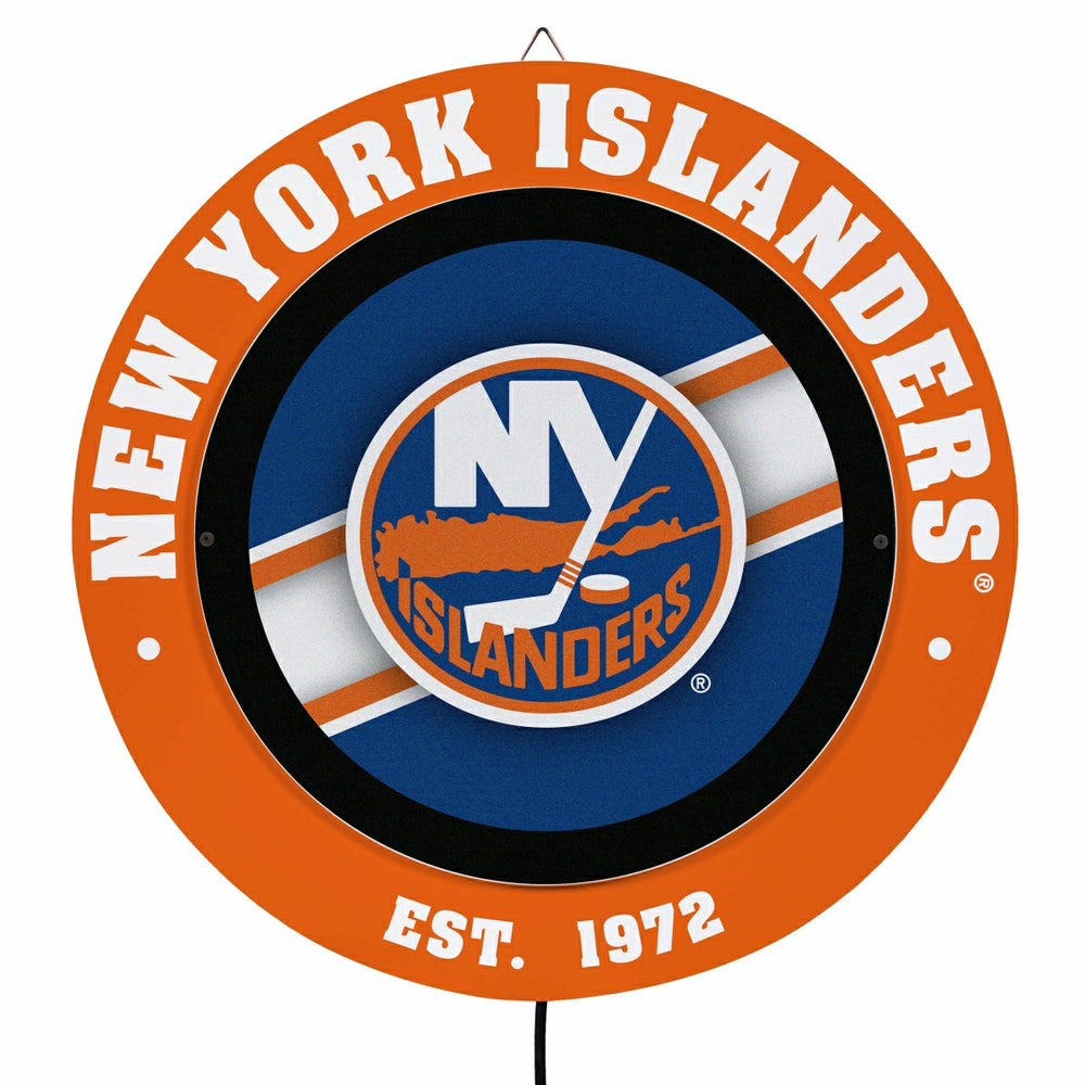 New York Islanders, Metal Lite, Round - NHL