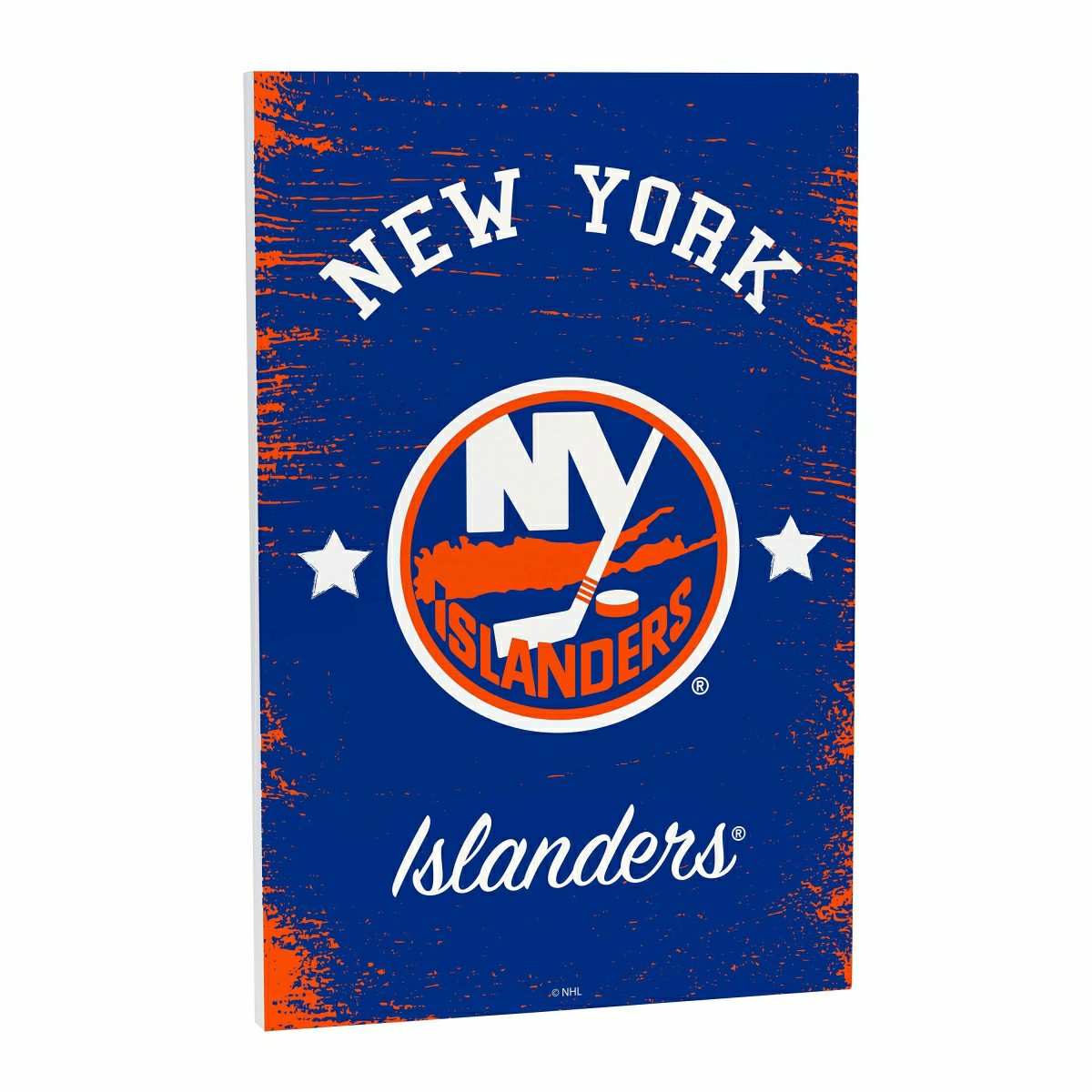 New York Islanders Wood Wall Sign, 16x24 - NHL Home