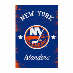 New York Islanders Wood Wall Sign, 16x24 - NHL Home