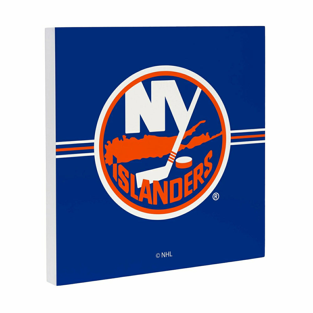New York Islanders Wood Wall Sign, 12x12 - NHL Home