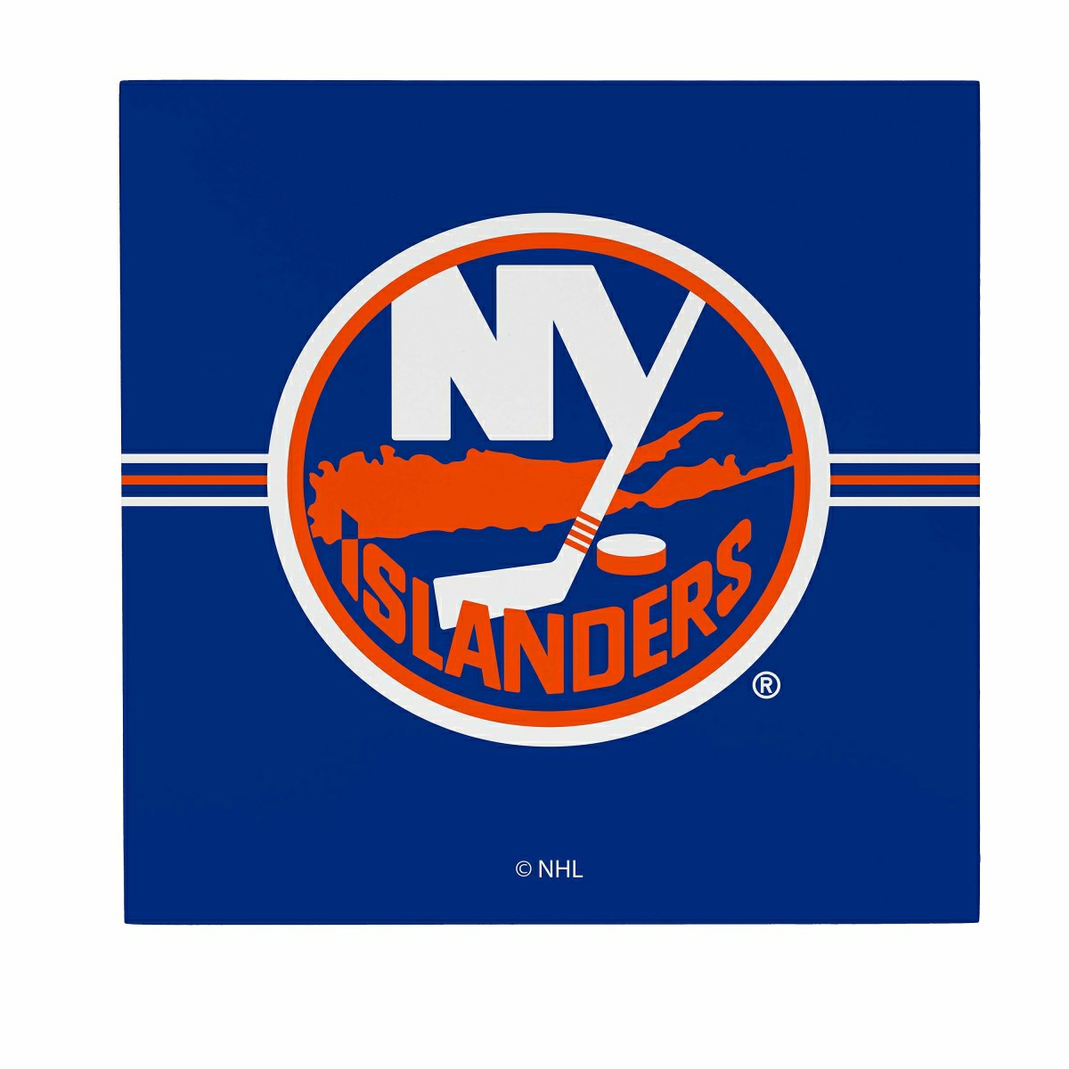 New York Islanders Wood Wall Sign, 12x12 - NHL Home