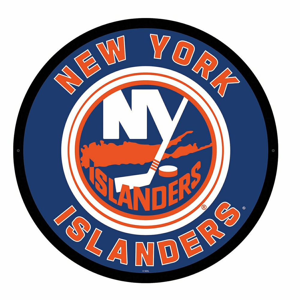 LED Wall Decor, Round, New York Islanders - NHL Home
