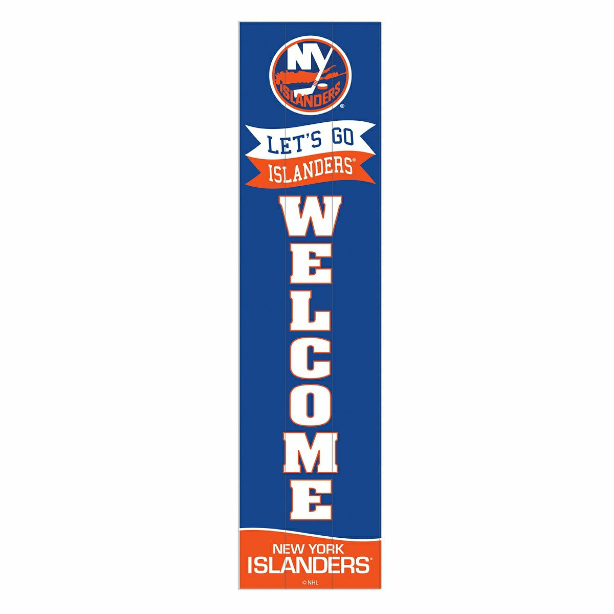 New York Islanders Large Single Sided Leaner, 46" - NHL Home