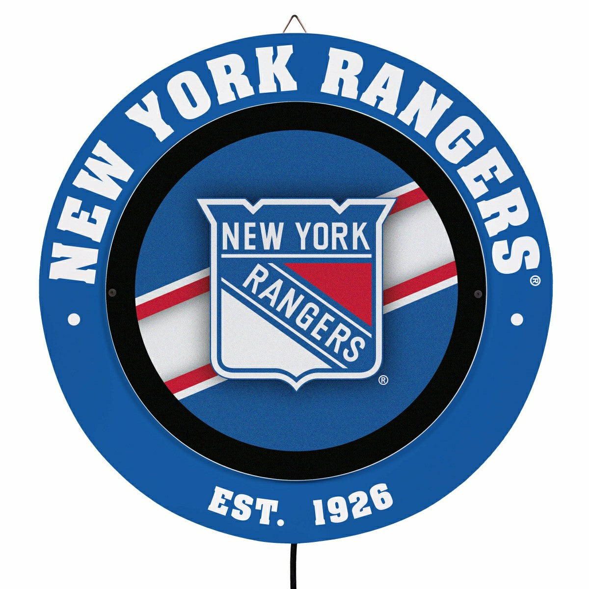 New York Rangers, Metal Lite, Round - NHL