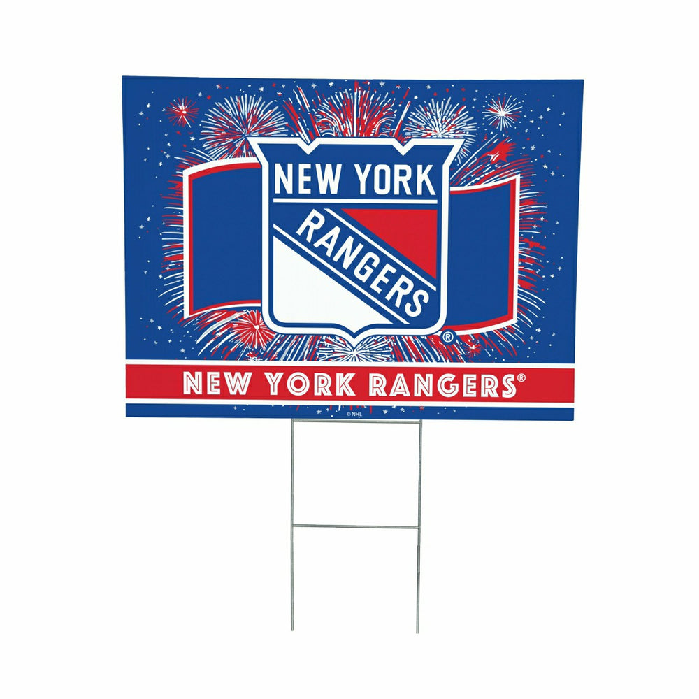 New York Rangers Yard Sign, Patriotic - NHL Home