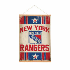 New York Rangers, Canvas Wall Tapestry, Medium, 36x24 - NHL Home