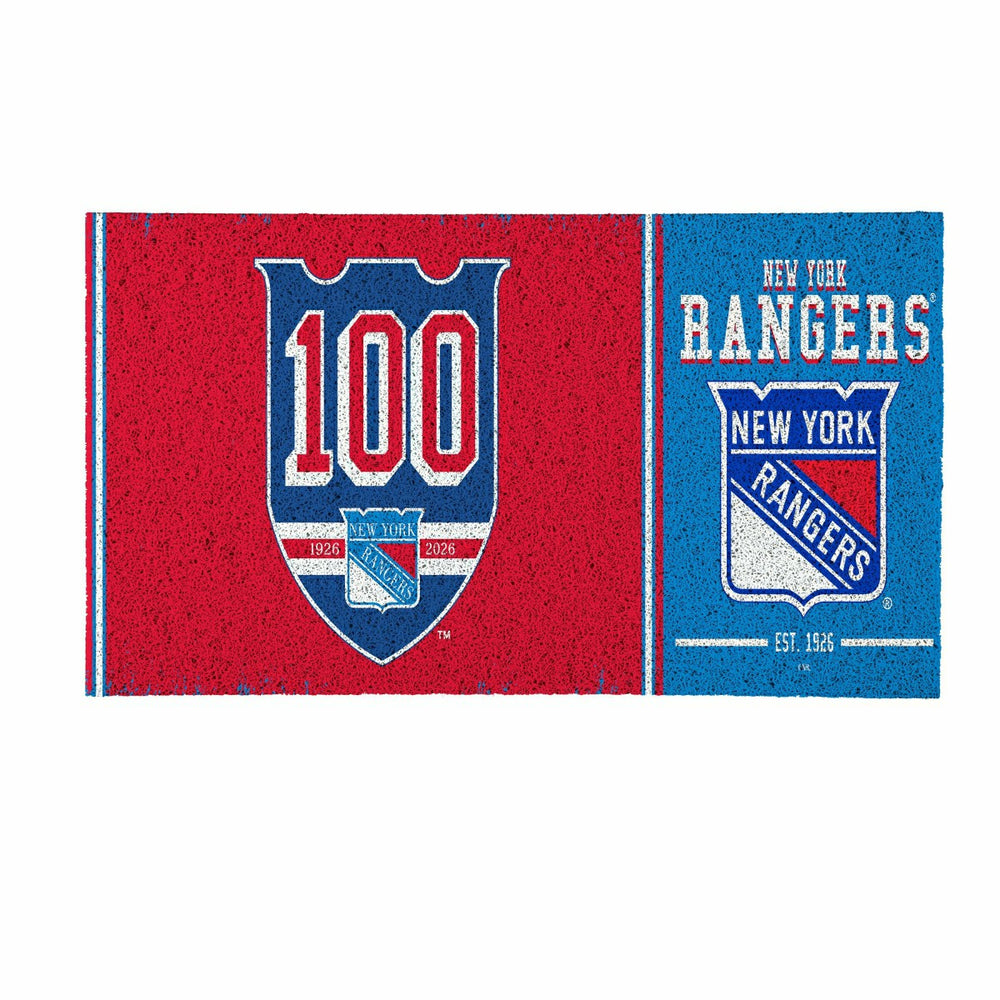 New York Rangers, 100 Anniversary Turf Mat, Color - NHL