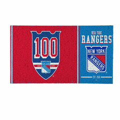 New York Rangers, 100 Anniversary Turf Mat, Color - NHL