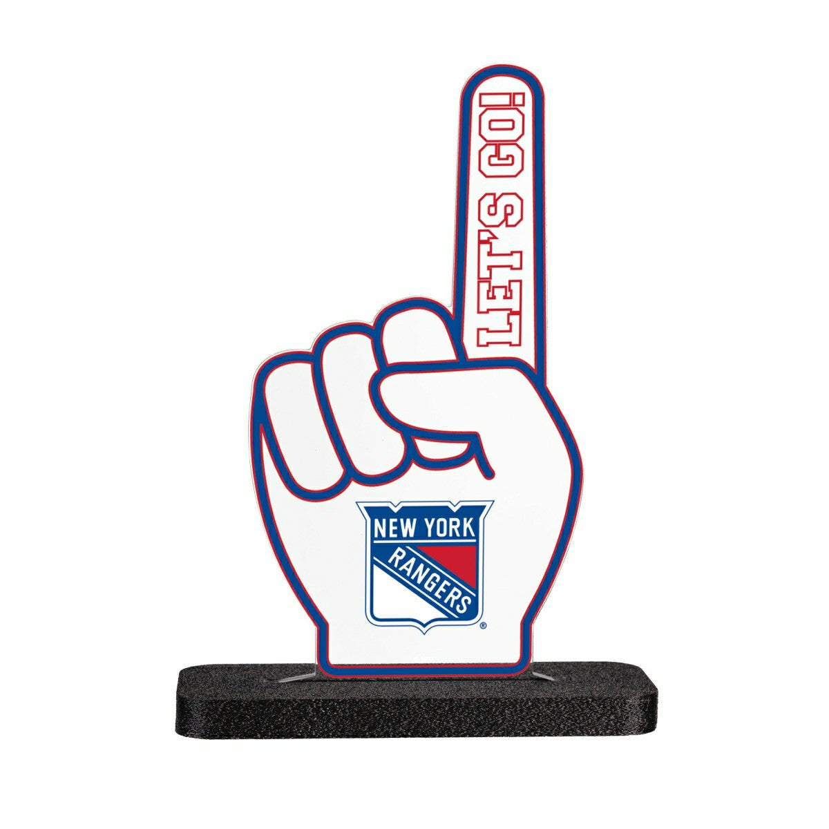 New York Rangers Hockey Foam Finger Desklite LED Decor - NHL Home
