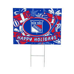 New York Rangers Yard Sign, Holiday - NHL Home