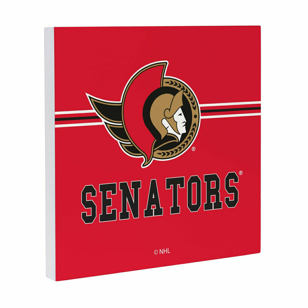 Ottawa Senators Wood Wall Sign, 12x12 - NHL Home