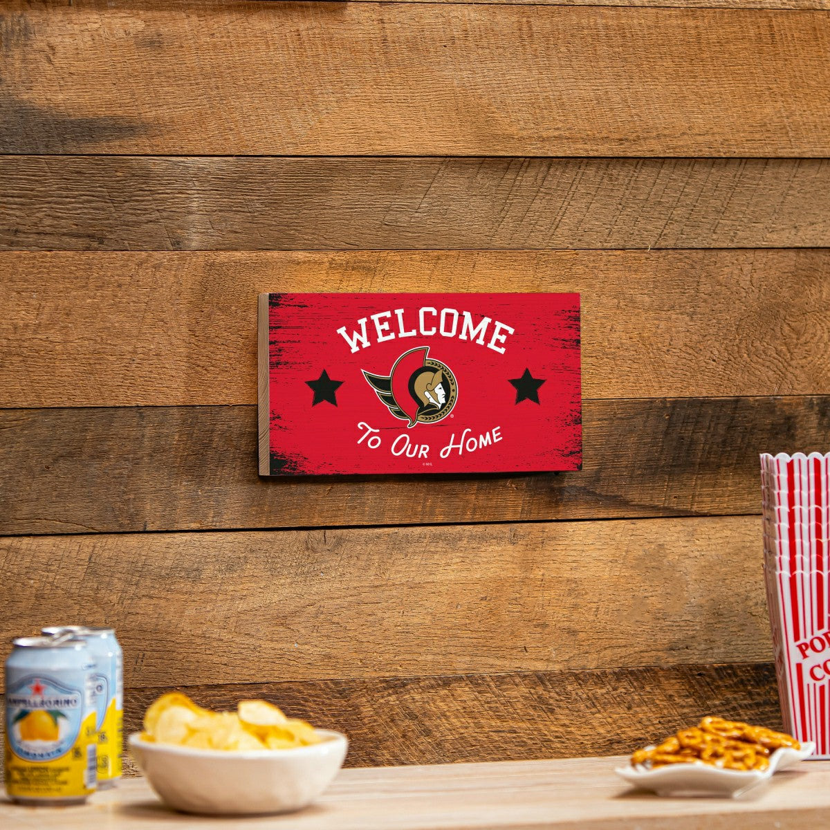 Ottawa Senators Wood Wall Sign, 6x11 - NHL Home
