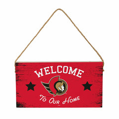 Ottawa Senators Wood Wall Sign, 6x11 - NHL Home