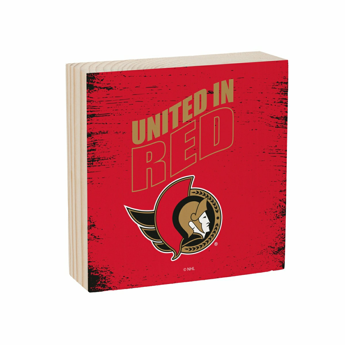 Ottawa Senators Plock, Down Home Fans, 6x6 - NHL Home