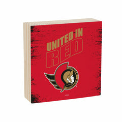 Ottawa Senators Plock, Down Home Fans, 6x6 - NHL Home