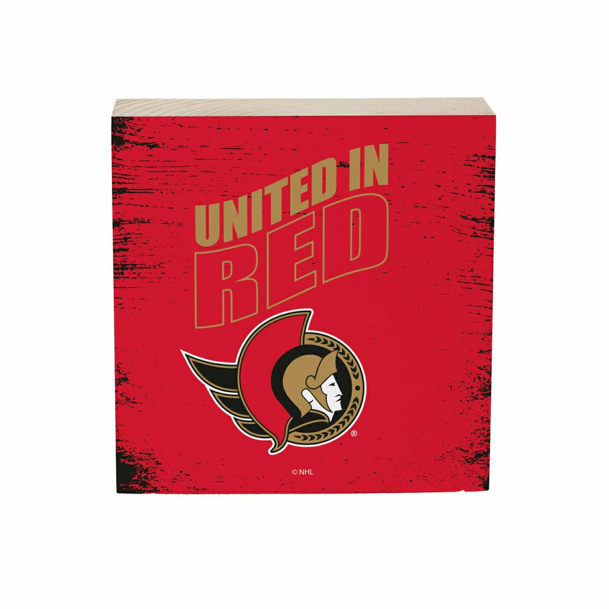 Ottawa Senators Plock, Down Home Fans, 6x6 - NHL Home