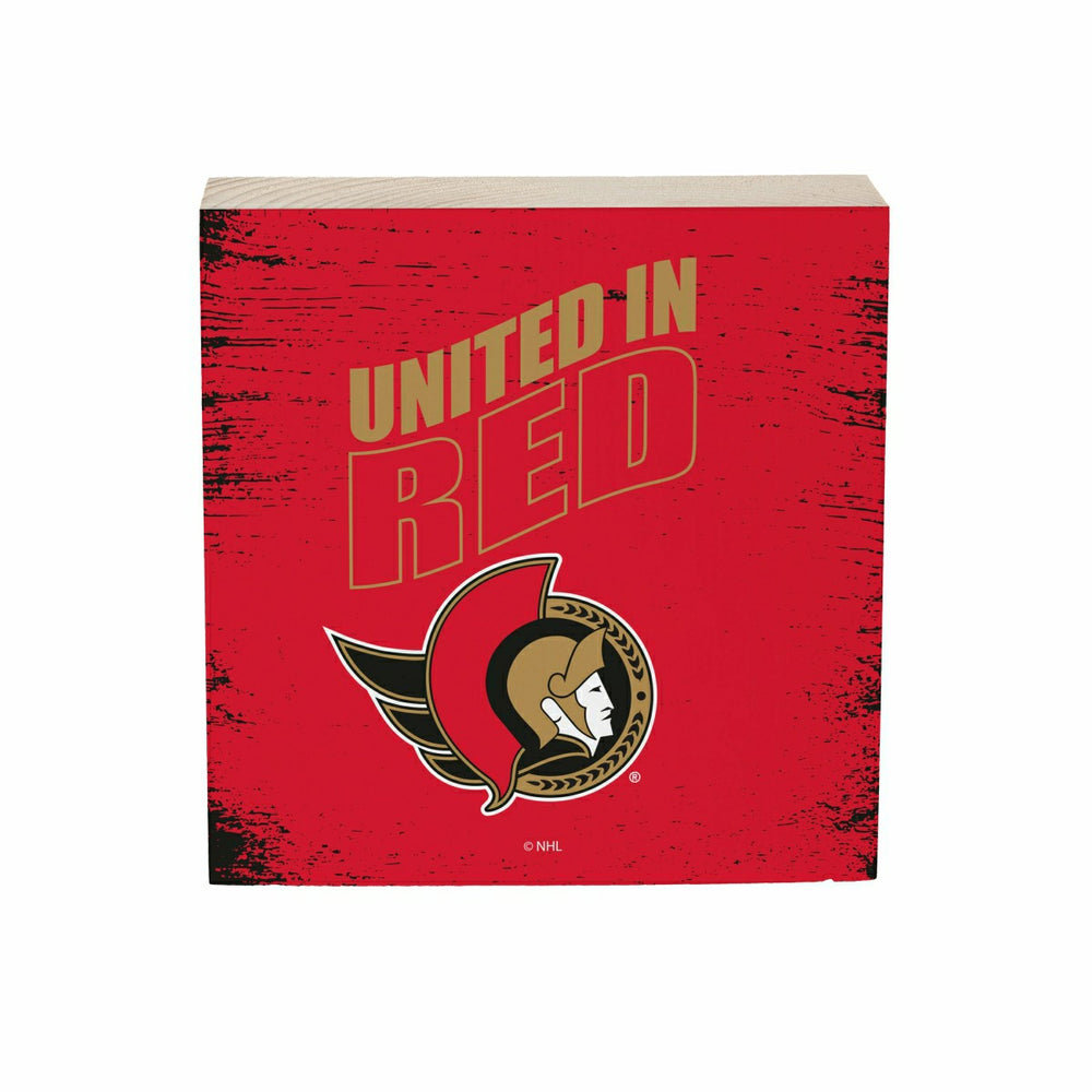 Ottawa Senators Plock, Down Home Fans, 6x6 - NHL Home