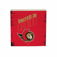 Ottawa Senators Plock, Down Home Fans, 6x6 - NHL Home